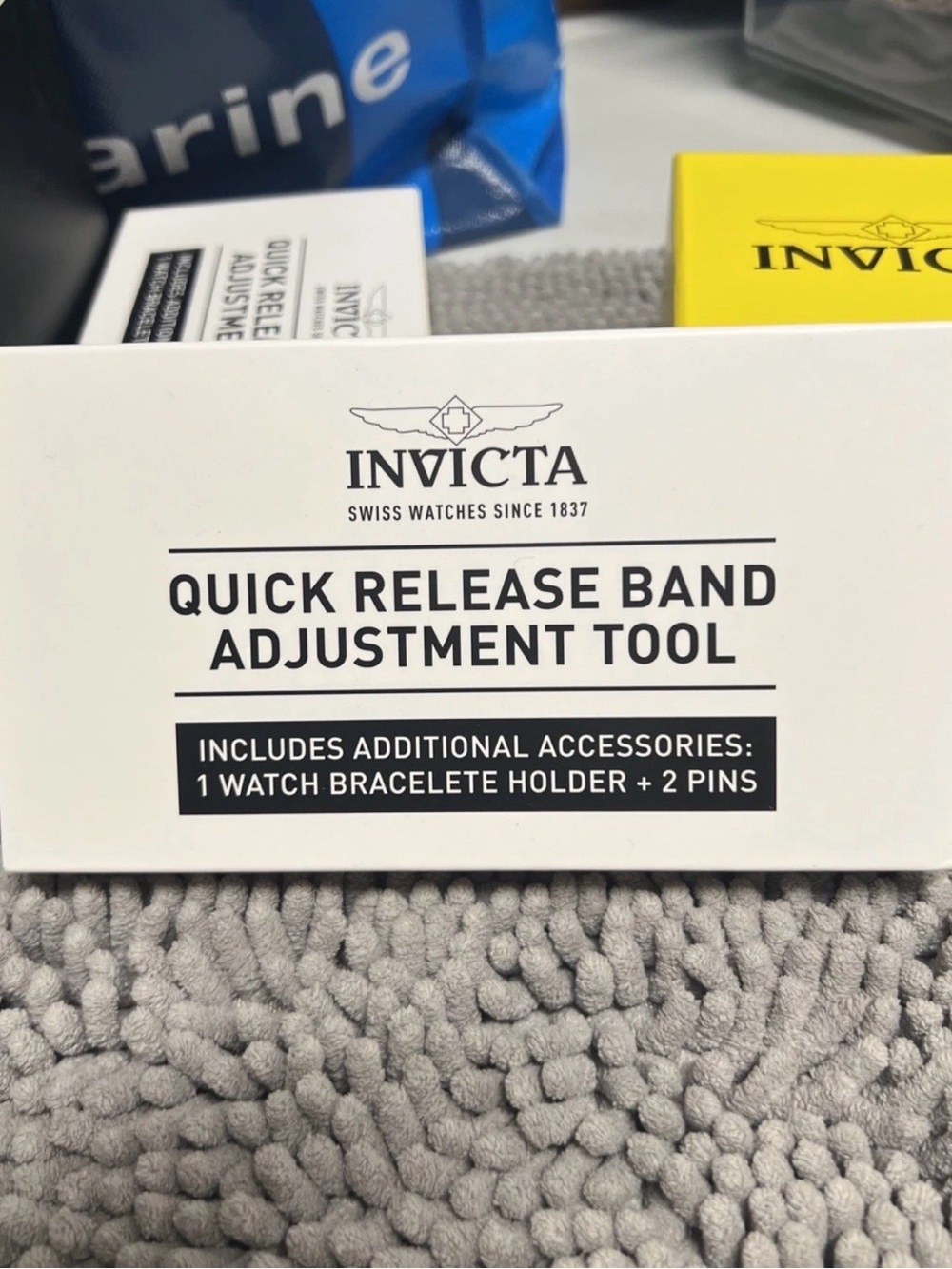 Invicta White Quick Release Band Adjustment Tool
